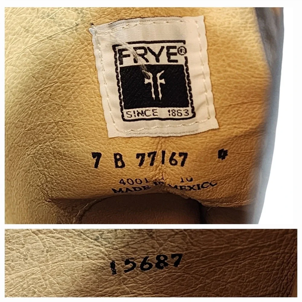 Frye Knee High Riding Boots sz 7B Women‎ Melissa Button Black Leather Equestrian